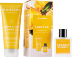 ManCave Lemon & Oak Men's Fragrance Gift Set, 50ml Lemon & Oak Eau de Toilette, 200ml Shower Gel, Natural Perfume Set, Fragrance for him, present idea for him ManCave Lemon & Oak Men's Fragrance Gift Set, 50ml Lemon & Oak Eau de Toilette, 200ml Shower Gel, Natural Perfume Set, Fragrance for him, present idea for him
