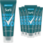 Sure Men Deodorant Cream Ocean Rush, Pack of 5, Whole Body Deodorant for Men Aluminium Free Deo Cream with Herbal and Woody Scent Provides 72-Hour Odour Control, 75 ml Sure Men Deodorant Cream Ocean Rush, Pack of 5, Whole Body Deodorant for Men Aluminium Free Deo Cream with Herbal and Woody Scent Provides 72-Hour Odour Control, 75 ml