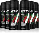 Lynx Africa the G.O.A.T. of fragrance 48 hours of odour-busting zinc tech Aerosol Bodyspray deodorant to finish your style 150 ml Lynx Africa the G.O.A.T. of fragrance 48 hours of odour-busting zinc tech Aerosol Bodyspray deodorant to finish your style 150 ml