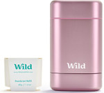 Wild Natural Deodorant for Women - Aluminium Free - Pink Case Starter Kit with 3 x Jasmine & Mandarin Refills (40g) - Vegan & Eco-Friendly - Long Lasting Protection - Natural Ingredients Wild Natural Deodorant for Women - Aluminium Free - Pink Case Starter Kit with 3 x Jasmine & Mandarin Refills (40g) - Vegan & Eco-Friendly - Long Lasting Protection - Natural Ingredients