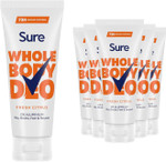 Sure Deodorant Cream Fresh Citrus, Pack of 6, Whole Body Deodorant for Women Aluminium Free Deo Cream with Fresh and Floral Fragrance Provides 48-Hour Odour Control, 75 ml Sure Deodorant Cream Fresh Citrus, Pack of 6, Whole Body Deodorant for Women Aluminium Free Deo Cream with Fresh and Floral Fragrance Provides 48-Hour Odour Control, 75 ml