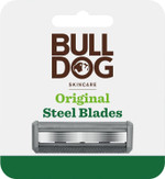 Bulldog Skincare Original Men's Razor Refills, With 5 Tempered Steel Blades on Each of the Four Refill Blades, Works With All Bulldog Reusable Razor Handles, 4 Pack Bulldog Skincare Original Men's Razor Refills, With 5 Tempered Steel Blades on Each of the Four Refill Blades, Works With All Bulldog Reusable Razor Handles, 4 Pack