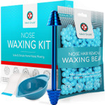 Medi Grade Nose Waxing Kit for Men and Women with Reusable Wax Sticks and Microwavable Cup, 50g - Eco-friendly Wax Kit for Unsightly, Itchy Nasal Hair - Nose Hair Remover with Skin Tape, Bag Medi Grade Nose Waxing Kit for Men and Women with Reusable Wax Sticks and Microwavable Cup, 50g - Eco-friendly Wax Kit for Unsightly, Itchy Nasal Hair - Nose Hair Remover with Skin Tape, Bag