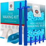 Medi Grade Nose Waxing Kit for Men and Women | 26 Applications, 2 Reusable Metal Wax Sticks, Microwavable Cup, and Hair Wax | Eco-friendly Wax Kit for Unsightly, Itchy Nasal Hair Medi Grade Nose Waxing Kit for Men and Women | 26 Applications, 2 Reusable Metal Wax Sticks, Microwavable Cup, and Hair Wax | Eco-friendly Wax Kit for Unsightly, Itchy Nasal Hair