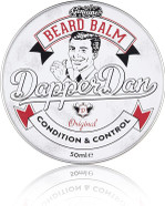 Dapper Dan Nourishing Beard Balm, Blend of Essential Oils And Waxes to Shape, Style and Nourish Moustaches and Beard, Vanilla and Raspberry Scent, 1 x 50ml