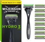 Wilkinson Sword Hydro 3 Mens Razor Refills, Great Addition to Wash Bags for Men's Grooming, Great Shavers for Routine Shaving, 8 Refill Razor Blades Pack Wilkinson Sword Hydro 3 Mens Razor Refills, Great Addition to Wash Bags for Men's Grooming, Great Shavers for Routine Shaving, 8 Refill Razor Blades Pack