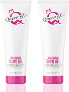 Queen of Ooh la la! Coconut and Vanilla Womens Shaving Gel, Sensitive Moisturising Shaving Cream For Women, 2x150ml Queen of Ooh la la! Coconut and Vanilla Womens Shaving Gel, Sensitive Moisturising Shaving Cream For Women, 2x150ml