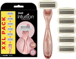 WILKINSON SWORD - Intuition Complete For Women | Skin Protect Gel with Smooth Glide | Razor Handle + 6 Razor Blades Refills WILKINSON SWORD - Intuition Complete For Women | Skin Protect Gel with Smooth Glide | Razor Handle + 6 Razor Blades Refills