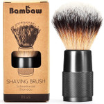 Synthetic Shaving Brush | Black | Vegan Shaving Brush | Women and Mens Shaving Brush| Shaving Cream Brush | Eco Friendly Travel Shaving Brush | Bambaw Synthetic Shaving Brush | Black | Vegan Shaving Brush | Women and Mens Shaving Brush| Shaving Cream Brush | Eco Friendly Travel Shaving Brush | Bambaw