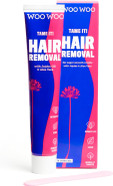 WooWoo Tame It! Natural Intimate Hair Removal Cream - Painless Vegan Hair Remover For Sensitive Skin - Depilatory For Genitals, Bikini, Legs & Bum - Women In-Shower Cream With Aloe Vera - 200ml
