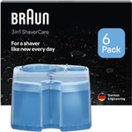 Braun 3in1 ORIGINAL SmartCare Shaver Care Center Refill Cartridges, Cleans 10x Better Than Water, 3in1 Formula Provides Hygienic Cleaning To Remove Hair & Skin Particles, 6 Pack Braun 3in1 ORIGINAL SmartCare Shaver Care Center Refill Cartridges, Cleans 10x Better Than Water, 3in1 Formula Provides Hygienic Cleaning To Remove Hair & Skin Particles, 6 Pack