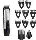 BaByliss Lithium Power Beard Trimmer, Cordless, Including Nose Hair Trimmer, Waterproof, Gifts for Men, Black BaByliss Lithium Power Beard Trimmer, Cordless, Including Nose Hair Trimmer, Waterproof, Gifts for Men, Black