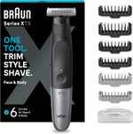 Braun Series XT5 One Blade Hybrid Beard & Stubble Trimmer, Electric Shaver for Men, Body Groomer for Manscaping with Travel Pouch, Gifts for Men, XT5200, Black Razor Braun Series XT5 One Blade Hybrid Beard & Stubble Trimmer, Electric Shaver for Men, Body Groomer for Manscaping with Travel Pouch, Gifts for Men, XT5200, Black Razor
