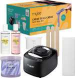 Mylee Creme De La Creme Wax Kit - Complete Professional Home Waxing Set for Silky Smooth Skin, Includes Digital Wax Heater, Lilac Soft Crème Wax, Paper Strips, Waxing Spatulas, Pre & After Care Gel Mylee Creme De La Creme Wax Kit - Complete Professional Home Waxing Set for Silky Smooth Skin, Includes Digital Wax Heater, Lilac Soft Crème Wax, Paper Strips, Waxing Spatulas, Pre & After Care Gel