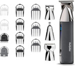 BaByliss Super-X Metal 15 in 1 All-in-One Multi-Trimmer, Cordless Grooming Kit Including Beard Trimmer and Nose Hair Trimmer, Waterproof, Gifts for Men (Gold/Blue) BaByliss Super-X Metal 15 in 1 All-in-One Multi-Trimmer, Cordless Grooming Kit Including Beard Trimmer and Nose Hair Trimmer, Waterproof, Gifts for Men (Gold/Blue)
