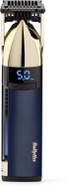 BaByliss Super X-Metal Stubble and Beard Trimmer, Ultra Precision, 24 Length Settings, Cordless and Waterproof, Gifts for Men, Gold/Blue, S992U BaByliss Super X-Metal Stubble and Beard Trimmer, Ultra Precision, 24 Length Settings, Cordless and Waterproof, Gifts for Men, Gold/Blue, S992U