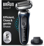 Braun Series 7 71-B1200s Electric Shaver for Men with EasyClick Precision Trimmer Attachment, 360° Flex, Wet & Dry, Rechargeable, Cordless Foil Razor, Blue Braun Series 7 71-B1200s Electric Shaver for Men with EasyClick Precision Trimmer Attachment, 360° Flex, Wet & Dry, Rechargeable, Cordless Foil Razor, Blue