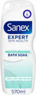 Sanex Expert Skin Health Moisturising Bath Soak 570ml - bath soak men and women - bath foam - advanced prebiotic formula - smooth and hydrated feeling skin - supports good skin bacteria Sanex Expert Skin Health Moisturising Bath Soak 570ml - bath soak men and women - bath foam - advanced prebiotic formula - smooth and hydrated feeling skin - supports good skin bacteria