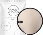 Face Halo Body Exfoliator and Polish Dual-Sided Mitt, Eco-Friendly, Reusable, Vegan Friendly (Pack of 1)