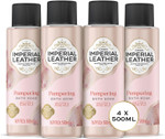 Imperial Leather Pampering Bath Soak, Mallow and Rose Milk, Rich and Creamy Bubble Bath, Gentle Skin Care, Bulk Buy, Pack of 4 x 500 ml