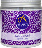 Absolute Aromas Goodnight Epsom Salt 575g - Magnesium Sulphate Infused with 100% Pure Lavender, Chamomile, Geranium Essential Oils Absolute Aromas Goodnight Epsom Salt 575g - Magnesium Sulphate Infused with 100% Pure Lavender, Chamomile, Geranium Essential Oils