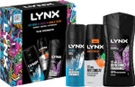 LYNX Trifecta Deodorant Gift Set Body Wash, Body Spray & Antiperspirant perfect gifts for him 3 piece LYNX Trifecta Deodorant Gift Set Body Wash, Body Spray & Antiperspirant perfect gifts for him 3 piece