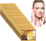 20 Pairs Crystal Collagen 24k Gold Under Eye Gel Pad Face Mask Anti Aging Wrinkle for Dark Circles, Anti Wrinkle, Puffy Eyes, Skincare, Hydrating, Soothing 20 Pairs Crystal Collagen 24k Gold Under Eye Gel Pad Face Mask Anti Aging Wrinkle for Dark Circles, Anti Wrinkle, Puffy Eyes, Skincare, Hydrating, Soothing