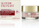 Super Facialist Hexapeptide 9 Anti-Ageing Advanced Multi Action Eye Cream - Anti Ageing Face Cream to Target Dark Circles & Fine Lines with Caffeine, Vegan Friendly, 15 ml Super Facialist Hexapeptide 9 Anti-Ageing Advanced Multi Action Eye Cream - Anti Ageing Face Cream to Target Dark Circles & Fine Lines with Caffeine, Vegan Friendly, 15 ml