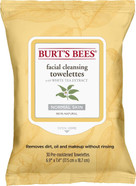 Burt's Bees Puryifying facial towelettes with White Tea Extract all skin types, 30 Count