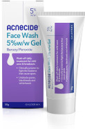 Acnecide Face Wash Gel 5% Benzoyl Peroxide Acne Treatment for Spot-Prone Skin 50g