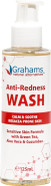 Grahams Natural Anti Redness Face Wash for Redness-Prone Skin and Rosacea Acne - Infused with Green Tea, Aloe Vera & Cucumber - Cooling & Hydrating Facial Cleanser for Sensitive Skin (1 x 125ml) Grahams Natural Anti Redness Face Wash for Redness-Prone Skin and Rosacea Acne - Infused with Green Tea, Aloe Vera & Cucumber - Cooling & Hydrating Facial Cleanser for Sensitive Skin (1 x 125ml)