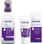 PURIFIDE by Acnecide Skincare Set Daily Cleanser, Face Wash Soap Free, 235ml + Moisturiser SPF 30, 50ml, Face Sun Cream For Acne Prone & Sensitive Skin PURIFIDE by Acnecide Skincare Set Daily Cleanser, Face Wash Soap Free, 235ml + Moisturiser SPF 30, 50ml, Face Sun Cream For Acne Prone & Sensitive Skin