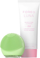 FOREO Luna 4 go Facial Cleansing Brush & Firming Massager + Luna Micro-Foam Cleanser 2.0, 100ml - Face Wash Brush - Pore Minimizer - Silicone Face Scrubber FOREO Luna 4 go Facial Cleansing Brush & Firming Massager + Luna Micro-Foam Cleanser 2.0, 100ml - Face Wash Brush - Pore Minimizer - Silicone Face Scrubber