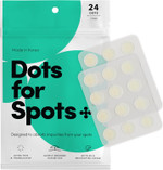 Dots for Spots Pimple Patches - Pack of 24 Translucent Hydrocolloid Spot Treatment Stickers for Face - Fast-Acting, Vegan & Cruelty Free - Korean Skin Care Dots for Spots Pimple Patches - Pack of 24 Translucent Hydrocolloid Spot Treatment Stickers for Face - Fast-Acting, Vegan & Cruelty Free - Korean Skin Care