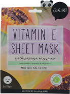 Oh K! Vitamin E Sheet Mask, Plumping Effect, With Collagen, Rose Scented, Vegan and Cruelty Free, 43g (Pack of 2) Oh K! Vitamin E Sheet Mask, Plumping Effect, With Collagen, Rose Scented, Vegan and Cruelty Free, 43g (Pack of 2)