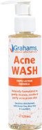 Grahams Natural Acne Face Wash - Soothing & Natural Face Wash For Acne Prone Skin - Fragrance Free Acne Spot Treatment with Aloe Vera, Cucumber & Green Tea Extract - For Sensitive Skin (125ml) Grahams Natural Acne Face Wash - Soothing & Natural Face Wash For Acne Prone Skin - Fragrance Free Acne Spot Treatment with Aloe Vera, Cucumber & Green Tea Extract - For Sensitive Skin (125ml)