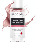 2% BHA Spot Treatment 30ml by Procoal, Fast-Acting Blemish Spot Treatment For Face with Salicylic Acid, Helps Dry Up Pesky Pimples - Made in UK