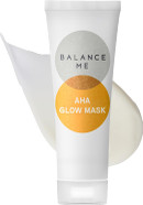 Balance Me AHA Glow Face Mask 50ml, With Glycolic Acid, Brightening & Purifying Clay Mask, Triple-Action Exfoliation, Anti-Aging, Radiant Skin