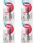 Blistex Intensive Moisturiser Cherry Lip Balm SPF 15 Hydrating & Nourishing Lip Moisturiser 6 ml (Pack of 4) Blistex Intensive Moisturiser Cherry Lip Balm SPF 15 Hydrating & Nourishing Lip Moisturiser 6 ml (Pack of 4)