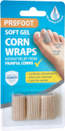 Profoot Soft Gel Corn Wraps - Instant Relief from Painful Corns - Cushions and Protects - Contains Soft Gel, Reduces Pressure and Friction - Contains 3 Washable & Reusable Toe Wraps Profoot Soft Gel Corn Wraps - Instant Relief from Painful Corns - Cushions and Protects - Contains Soft Gel, Reduces Pressure and Friction - Contains 3 Washable & Reusable Toe Wraps