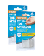 PROFOOT SoftGel Toe Spreader - Relieve Bunion Pain and Align Toes - Gentle Bunion Corrector - Washable, Reusable - 4 Pack PROFOOT SoftGel Toe Spreader - Relieve Bunion Pain and Align Toes - Gentle Bunion Corrector - Washable, Reusable - 4 Pack