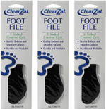 ClearZal Sided Coarse Grit Foot File For Smoothing & Reducing Calluses (3 Pack) ClearZal Sided Coarse Grit Foot File For Smoothing & Reducing Calluses (3 Pack)