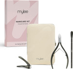 Mylee Manicare Kit Three Professional, Sleek, Matte Black, Stainless Steel, Salon-Quality Nail Tools In One Stylish Case Includes Cuticle Nippers, Small Nail Clipper & Dual-Ended Cuticle Pusher Mylee Manicare Kit Three Professional, Sleek, Matte Black, Stainless Steel, Salon-Quality Nail Tools In One Stylish Case Includes Cuticle Nippers, Small Nail Clipper & Dual-Ended Cuticle Pusher
