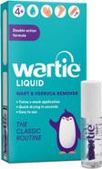 Wartie Liquid Verruca and Wart Remover - Fast Acting Wart and Verruca Treatment For Hands and Feet - Age 4+ and Adults - Fast Drying With 18 Protective Plasters Included Wartie Liquid Verruca and Wart Remover - Fast Acting Wart and Verruca Treatment For Hands and Feet - Age 4+ and Adults - Fast Drying With 18 Protective Plasters Included
