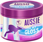 Aussie Oh My Gloss Glossing Hair Mask 500ml, Moisturises and Deeply Nourishes Dry and Dull Hair, Restores Your Natural Gloss, Infused with Australian Macadamia Nut Oil, Vegan and Cruelty-Free Aussie Oh My Gloss Glossing Hair Mask 500ml, Moisturises and Deeply Nourishes Dry and Dull Hair, Restores Your Natural Gloss, Infused with Australian Macadamia Nut Oil, Vegan and Cruelty-Free