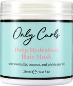 Only Curls Deep Hydration Mask 250ml  Intense Moisture Treatment for Dry, Frizz-Free, and Defined Curls  Vegan & Cruelty-Free Deep Conditioner