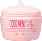 Coco & Eve Sweet Repair Repairing and Restoring Hair Mask. With Hyaluronic Acid, Vegan Keratin to Repair Dry Damaged Hair, Hydration & Shine. (212ml) Coco & Eve Sweet Repair Repairing and Restoring Hair Mask. With Hyaluronic Acid, Vegan Keratin to Repair Dry Damaged Hair, Hydration & Shine. (212ml)