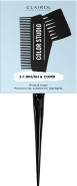 Clairol Professional Colour Studio Hair 2-1 Brush & Comb, Reusable, for At-home Hair Colour, Precision Tip, Suitable for Highlights Clairol Professional Colour Studio Hair 2-1 Brush & Comb, Reusable, for At-home Hair Colour, Precision Tip, Suitable for Highlights
