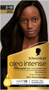 Schwarzkopf Oleo Intense Permanent Oil Colour 2-10 Black Brown Hair Dye, 100% Grey Coverage, Conditioner with HaptIQ System, Long-Lasting Colour, Ammonia Free Hair Dye Schwarzkopf Oleo Intense Permanent Oil Colour 2-10 Black Brown Hair Dye, 100% Grey Coverage, Conditioner with HaptIQ System, Long-Lasting Colour, Ammonia Free Hair Dye