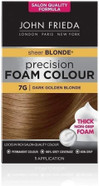 John Frieda Sheer Blonde Precision Foam Colour 7G Dark Golden Blonde Hair Dye for Blonde Hair, Non-Drip Permanent Hair Colour, 100% Grey Coverage John Frieda Sheer Blonde Precision Foam Colour 7G Dark Golden Blonde Hair Dye for Blonde Hair, Non-Drip Permanent Hair Colour, 100% Grey Coverage